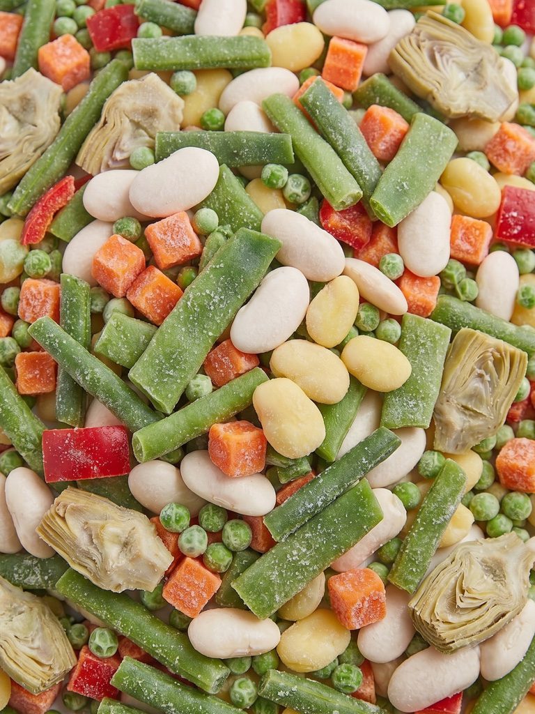Wholesale manufacturer of frozen vegetables for paella